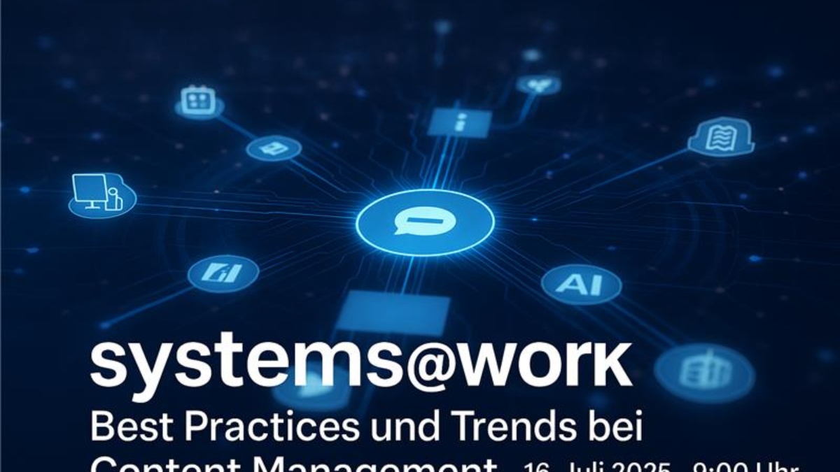 Rückblick: dpr Digitalkonferenz systems@work: Der a&f Publishing Circle – Zukunftssicher, Vernetzt, Best-of-Breed