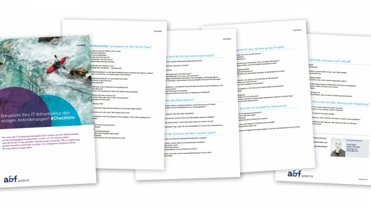Checkliste zur IT-Infrastruktur