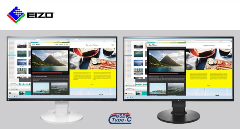 EIZO-FlexScan-Serie: Neuer Monitor kommt mit USB Typ-C Anschluss