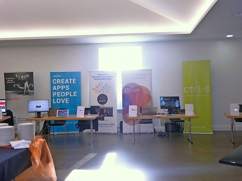 Die Infopoints am A&F Infoday stehen bereit