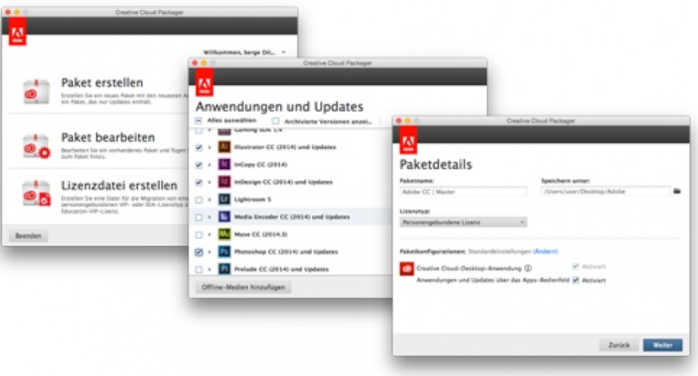 Adobe CC – Bequem Software-Pakete schnüren und zentral ausrollen